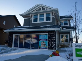 The Daytona show home at 212 Secord Way in Brighton also serves as a sales centre for buyers to explore floor plans, lot selection, and finishing options in Brighton, Kensington and Rosewood. (Jennifer Jacoby-Smith/The StarPhoenix)