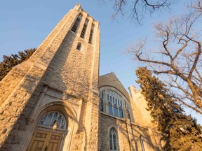 Saskatoon city council considered granting heritage status for historic Third Avenue United Church at Monday's public hearing meeting. (DEREK MORTENSEN/The StarPhoenix)