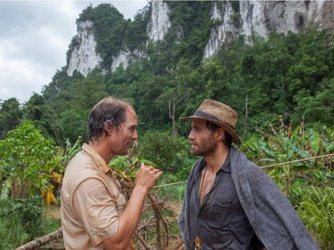 Matthew McConaughey (L) and Edgar Ramirez star in "Gold."