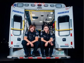 Saskatoon paramedics Corey Schmidt and Holly Poirier will star in a reality TV show. Submitted photo.