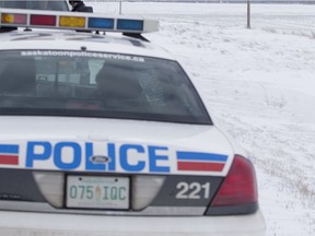 Saskatoon police responded to four separate armed robberies early Sunday morning.