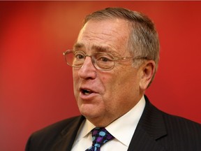 Former Saskatoon mayor Don Atchison took the most expensive trip of anyone on city council in 2016 with a $7,323.85 July trip to Singapore for a conference. Overall, though, the mayor's travel ended up far below the allotted budget. (MICHELLE BERG/The StarPhoenix)