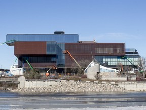 Contractor EllisDon said Friday Saskatoon's new Remai Modern art gallery has reached the substantial completion phase, meaning it is 99 per cent done and ready to be turned over to the city and the gallery board. (LIAM RICHARDS/The StarPhoenix)