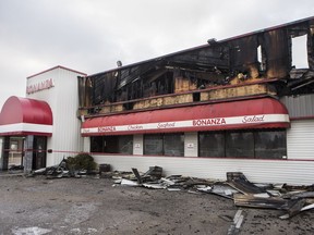 Bonanza Steakhouse suffered considerable damage after a fire started around 10 p.m. on Feb. 21, 2017