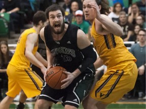 Power forward Matt Forbes is making his last season count with the University of Saskatchewan Huskies. (LIAM RICHARDS/THE STAR PHOENIX)