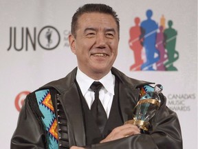 Tom Jackson won the humanitarian award at the Junos in Saskatoon in 2007.