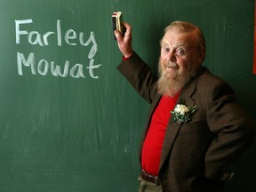 Farley Mowat, who died in 2014, published more than 40 books and even wrote a short-lived bird column for the Saskatoon StarPhoenix.
