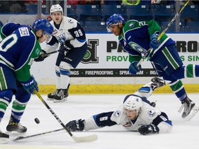 The Saskatoon Blades fell twice to the Swift Current Broncos in a home-and-home series on the weekend.