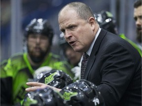 Saskatchewan Rush head coach-GM Derek Keenan