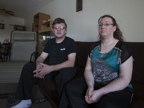 Scott Hodgins and Melissa Hodgins who have recently became suspicious of a realtor ad, which seems too good to be true share their story as a warning to others at their home in Saskatoon, SK on Wednesday, March 15, 2017.