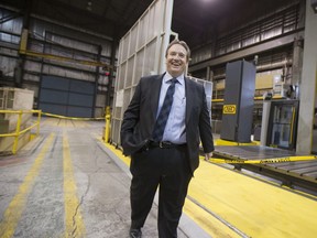 President of Brandt Industries Shaun Semple inside the former home of Mitsubishi Hitachi industrial facility in Saskatoon on March 24, 2017