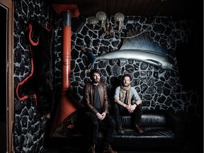 The Harpoonist and the Axe Murderer -- aka Matt Rogers (left) and Shawn Hall -- play the Broadway Theatre on April 6.