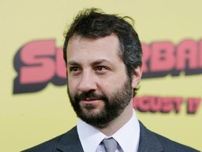 FILE - In this Monday, Aug. 13, 2007, file photo, Judd Apatow arrives at the premiere of &ampquot;Superbad&ampquot; in Los Angeles. Apatow likes nothing more than topping his own joke: The filmmaker is putting together a sequel to his best-selling ‚ÄúSick In the Head,‚Äù which featured conversations with Mel Brooks, Jerry Seinfeld and other comedians. The new book could only be called ‚ÄúSicker In the Head,‚Äù and includes Norman Lear, Kevin Hart and Whitney Cummings. According to Random House, which announced