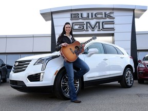 Country music artist Amanda Hagel is ready to sing the praises of the all new Cadillac XT5 after a test drive at Wheaton GMC Buick Cadillac Ltd.