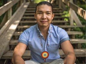 Dr. James Makokis, a family doctor from Saddle Lake Cree Nation, is working to bridge traditional Cree medicine with Western health care. Submitted photo