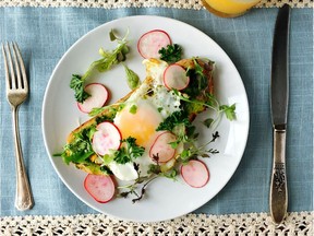 Egg and herb butter toast (Renee Kohlman photo)