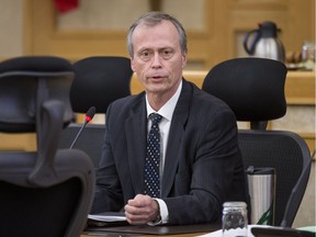 Saskatoon city manager Murray Totland says the process to try to address the shortfall created by the provincial budget has been difficult. (LIAM RICHARDS/The StarPhoenix)