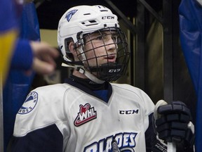 Kirby Dach is expected to be a franchise-type player for the Saskatoon Blades.