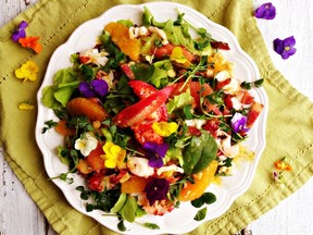 Citrus Lobster Salad with Bacon and Hazelnuts in a Camelina Oil Vinaigrette (Renee Kohlman photo)