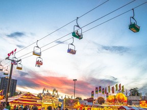 Prairieland Park CEO Mark Regier said he hopes to have the new "skyride" chairlift open to the public by next year's Saskatoon Exhibition. (Supplied/Photo courtesy of Korilee Burgess, Saskatoon Prairieland Park Corporation)