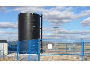 Methods are being developed at the University of Saskatchewan to clean up petroleum contamination in the ground at old fuel stations like this one in Raymore, SK. (Supplied/Photo courtesy of Kris Bradshaw, Federated Co-Operatives Ltd.)