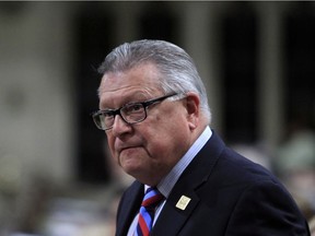 Public Safety Minister Ralph Goodale says the government delayed implementing the 13-year-old Firearms Marking Regulations because they are out of date and need to be rewritten.