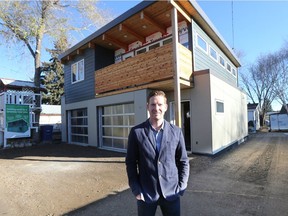 Laneway Suites owner Jeff Nattress at his back alley suite at 1521 Empress Avenue on October 30, 2015 in Saskatoon.