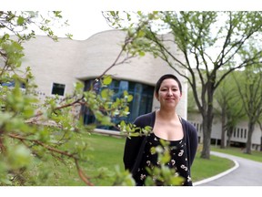 SASKATOON, SK - May 21, 2017 - University of Saskatchewan student Ana Sylvestre stands for a photo in front of the Gordon Oaks Red Bear Students Centre on campus in Saskatoon on May 21, 2017. (Michelle Berg / Saskatoon StarPhoenix)