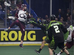 Callum Crawford and the Colorado Mammoth hope to get the jump on the Saskatchewan Rush in Game 2 of their NLL West Division final series Saturday in Saskatoon.