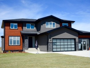 The STARS Lottery grand prize show home is open for viewing in Greenbryre Estates. The $1.5 million luxury family home boasts almost 3,400 square feet in a two-storey walk-out design. (Jennifer Jacoby-Smith/The StarPhoenix)