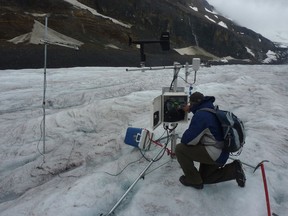 University of Saskatchewan researcher John Pomeroy can be closer to his field work at mountain glaciers thanks to the new Coldwater Lab in Canmore. (Supplied/Photo courtesy of Stacey Dumanski, University of Saskatchewan)