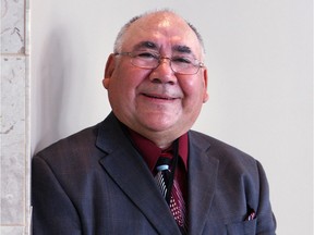 VKA-10/06/08-Victoria Portrait of Chief Harry Cook of Lac La Ronge,  shares his story, at the Empress Hotel as a successful welder and entrepreneur to conference on getting more aboriginals into the skilled workforce, in Victoria, BC on Tuesday, June 10, 2008.(Photo by ADRIAN LAM/ TIMES COLONIST) For Business story by Darron Kloster  CNS-ABORIGINAL-YOUTH