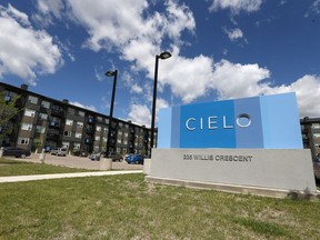 The "Cielo" apartment building in Stonebridge was one of 15 in the province owned by a heavily-indebted landlord. All of its properties have now been sold.