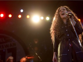 Amanda Marshall performs at the SaskTel Saskatchewan Jazz Festival on June 23, 2017.