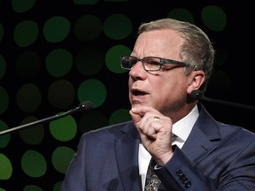 Premier Brad Wall's Saskatchewan Party is down in two polls from its election-day high last year.