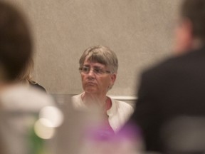 Kathy Barnard the founder of Save your Skin speaks to a group of attendants during a meeting discussing melanoma treatment at the Sheraton Hotel in Saskatoon, SK on Saturday, June 17, 2017. (Saskatoon StarPhoenix/Kayle Neis) Kayle Neis, Saskatoon StarPhoenix