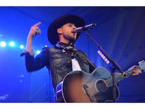 SASKATOON -- Country musician Brett Kissel performs at the Saskatchewan Jazz Festival on Sunday, June 25, 2017. Uploaded June 26, 2017. (Matthew Olson, Saskatoon StarPhoenix)
Matthew Olson, Saskatoon StarPhoenix