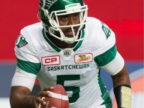 Kevin Glenn is to start at quarterback for the Saskatchewan Roughriders on Thursday against the host Montreal Alouettes.