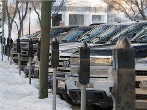 Saskatoon city hall voted Monday to reconsider public consultation on measure to reduce unnecessary idling by vehicles at budget deliberations in November. (GORD WALDNER/The StarPhoenix)