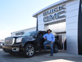 While in Saskatoon to compete at the World Professional Chuckwagon Association (WPCA) races, Mitch Sutherland stopped into Wheaton GMC to test drive the 2017 Yukon Denali. Sutherland is ranked among the top 25 drivers in the world on the WPCA Pro Tour, presented by GMC.