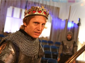 File photo of Rob van Meenen as Richard III from 2017 at Shakespeare on the Saskatchewan.