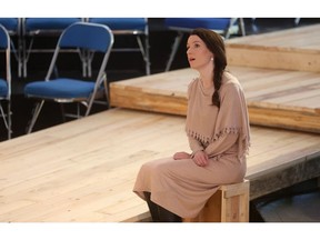 Caitlin Vancoughnett plays Olivia in Twelfth Night at Shakespeare on the Saskatchewan.