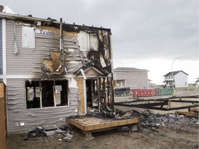 A fire at a townhouse development in Martensville has been deemed suspicious.