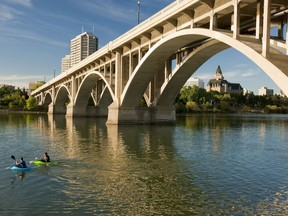 According to a news release issued by Saskatoon police Thursday morning, the fire department was called to the river just north of the 25th Street Bridge after a passerby heard a person swimming.