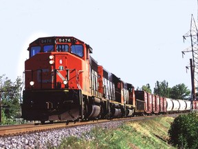 A CN Rail train is shown in this file photo