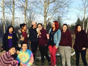 Holly Toulejour believes a Dene culture camp, similar to this outing she previously led, would help prevent youth suicide.