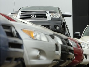 New automobile sales are up 15 per cent in Saskatchewan so far this year, according to the Canadian Automobile Dealers Association. (Michael Bell/Regina Leader-Post)