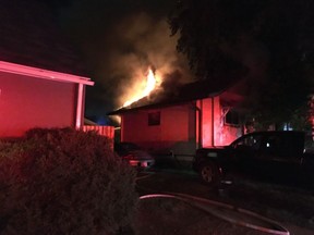 The Saskatoon Fire Department responded to a house fire shortly after midnight on Thursday at 1317 2nd Ave N.