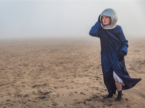 Ingrid Hansen stars in Interstellar Elder at the PotashCorp Fringe Theatre Festival.