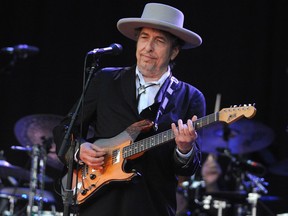 Rock and roll icon Bob Dylan, pictured in this 2012 performance, took the stage at the Sasktel Centre on July 14. (Fred Tanneau/AFP/GettyImages)